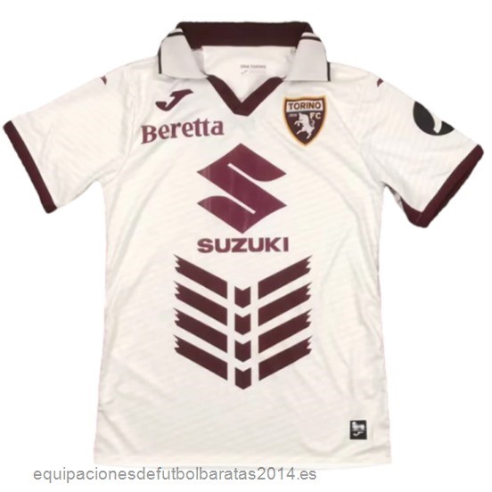 Nuevo Tailandia 2ª Camiseta Torino 24/25 Blanco Rojo Baratas